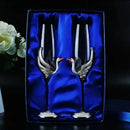 2pcs Light Luxury High-end Crystal Cup Red Wine Glass Set Tall Glass Party Wine Glass Glasses DrinkingGlasses for ChampagneFlute.