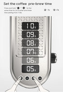 Semi Automatic Espresso Coffee Machine Temperature Adjustable Cold/Hot.