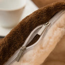 Wool Throw Blanket Keep Warm Winter Bed Blankets Double Sided Queen Duvet Cover Camping Double Bed Cover Bedspread On The Bed.