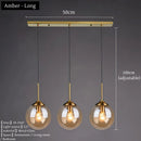 NordicGlow Glass Pendant Light.