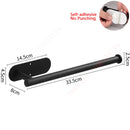 Adhesive Toilet Paper Roll Holder Organizer Wall Mount Storage Stand Bathroom No-Drill Tissue Towel Dispenser Stainless.