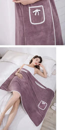 Womens Bath Towels Girls Wearable 140*85Cm Fast Drying Bathing Beach Spa Bathrobes Wash Clothing, Shower Bath And Gym Towel.