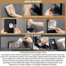 TAILI Shower Mirror Fogless for Shaving with Razor Holder, Fog Free Mirror Shower Suction Rust-Proof Removable Bathroom Mirror.