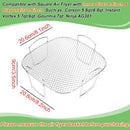 🔥Air Fryer Baking Rack Metal Square/Round/Rectangle Oven Grill Racks.