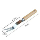 Manual Weeding Machine Set: Mower Sickle + Road Crack Weeding Tool + Garden Hand Shovel - Heavy Duty Carbon Steel for Outdoor.