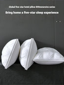 Comfortable Pillows for Sleeping in a 5-Star Hotel, Soft 3D Double-Sided Washable Solid Color.