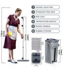 FlexiClean™ – 360° Triangle Microfiber Mop.