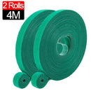 20/2M Nylon Plant Ties Plant Bandage Hook Tie Loop Adjustable Plant Support Reusable Fastener Tape for Home Garden Accessories.