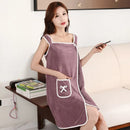 Womens Bath Towels Girls Wearable 140*85Cm Fast Drying Bathing Beach Spa Bathrobes Wash Clothing, Shower Bath And Gym Towel.