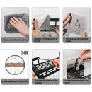 Rectangular Corner Shelf for Wall Mounting, Bathroom Shelf, Towel Rack, Shower Shampoo Holder, No-Drill Shelf.