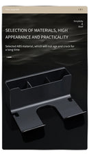 Non-drill wall-mounted hair dryer holder, for storing and placing a hair dryer in the bathroom, and multifunctional storage holder.