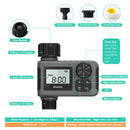 Insoma Automatic Water Timer Intelligent Irrigation Watering System Sprinkler Timer Garden Programmer Equipment IPX7 LCD Display.