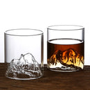 Guanshan Whiskey Glass Set Transparent Crystal Cup Suitable for Drinking Whiskey Cognac Cocktail Ice Wine Glass.