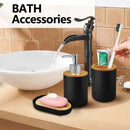 Bathroom Set Hands Soap Dispenser Toothbrush Holder and Soap Box Bathroom Decor Toiletries Holder for Bath Accessories.