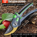 AIRAJ Plant Trim Garden Pruning Shears Horticulture Pruner Cut Shrub Garden Scissor Tool Branch Shear Orchard Folding Saw Set.
