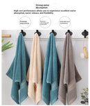 All-cotton Class A Thickened Absorbent Jacquard Polyester-cotton Skin-friendly Face Towel Bath Pure Cotton Towel Adult Towel.