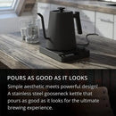 TERLEIA Electric Kettle – Compact Stainless Steel Design.