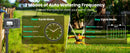 Insoma Automatic Water Timer Intelligent Irrigation Watering System Sprinkler Timer Garden Programmer Equipment IPX7 LCD Display.