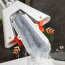Self-Draining Squeeze Sponge Mop – Easy Floor Cleaning.