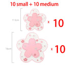Pink Flower Silicone Coasters Kawaii Sakura Style Coasters for Coffee Tea Insulating Mat.