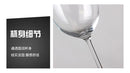Foreign Crystal High Glass Phnom Penh with Silver Rim for Brandy, Champagne, Red Wine, and Water, for Home Dining Table.