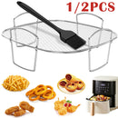🔥Multifunctional Roasting Rack Compatible Airfryer.