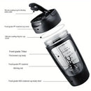 500ML Electric Automatic Mixing Cup for Protein, Shake Bottle, Milk, Coffee Blender for Gym and Outdoor Use.