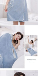 Womens Bath Towels Girls Wearable 140*85Cm Fast Drying Bathing Beach Spa Bathrobes Wash Clothing, Shower Bath And Gym Towel.