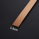 5/10 Meter Gold Wall Sticker, Smooth Stainless Steel Strip, Self-Adhesive, Decorative Mirrors for Living Room, Luxe Wall Edge Strip.
