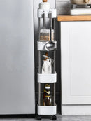 SlideRack™ – Slim Rolling Storage Organizer.