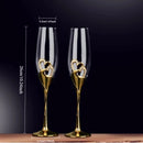2pcs Light Luxury High-end Crystal Cup Red Wine Glass Set Tall Glass Party Wine Glass Glasses DrinkingGlasses for ChampagneFlute.