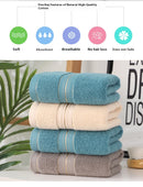 All-cotton Class A Thickened Absorbent Jacquard Polyester-cotton Skin-friendly Face Towel Bath Pure Cotton Towel Adult Towel.