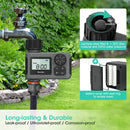 Insoma Automatic Water Timer Intelligent Irrigation Watering System Sprinkler Timer Garden Programmer Equipment IPX7 LCD Display.