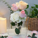Flower Vase in Frame - Transparent Acrylic Modern Art for Home Decoration, Decorative Vases for Tables and Shelves.