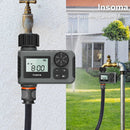 Insoma Automatic Water Timer Intelligent Irrigation Watering System Sprinkler Timer Garden Programmer Equipment IPX7 LCD Display.