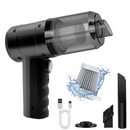 Portable Compressed Air Vacuum Cleaner 15000PA Cordless, High Power, for Car and Home.