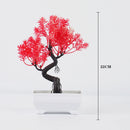 Artificial Plants Bonsai Small Tree Simulation Pot Plants Fake Flowers Table Potted Ornaments for Hotel Garden Home Decor planta.