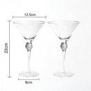 2pcs Light Luxury High-end Crystal Cup Red Wine Glass Set Tall Glass Party Wine Glass Glasses DrinkingGlasses for ChampagneFlute.