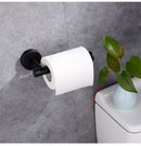 Adhesive Toilet Paper Roll Holder Organizer Wall Mount Storage Stand Bathroom No-Drill Tissue Towel Dispenser Stainless.