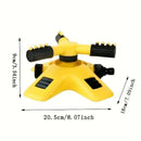 360 Degree Automatic Rotating Water pipe set Garden Lawn Sprinkler Yard Large Area Coverage Watering Irrigation Spraye.