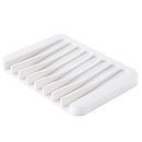 High-Quality Innovative Self-Draining Silicone Soap Holder, Protective and Non-Slip.