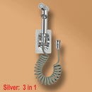Bidet toilet sprayer set spray water bathroom handheld bidet sprayer toilet shower double outlet angle valve toilet accessories.