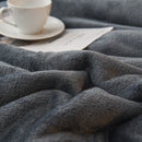 Wool Throw Blanket Keep Warm Winter Bed Blankets Double Sided Queen Duvet Cover Camping Double Bed Cover Bedspread On The Bed.