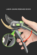 AIRAJ Plant Trim Garden Pruning Shears Horticulture Pruner Cut Shrub Garden Scissor Tool Branch Shear Orchard Folding Saw Set.