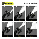NEWBENY 200Bar Brushless High Pressure Car Washer Gun 6 IN 1 Electric Garden Washing Water Wash Spray Gun For Makita Battery Pin.