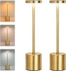 Classic USB Rechargeable Table Lamp Night Light, with Stepless Brightness Adjustment, Touch 3-Color Bedside Lamp.