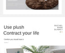 VelvetCloud Round Rug.