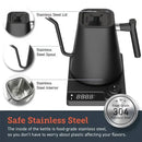 TERLEIA Electric Kettle – Compact Stainless Steel Design.