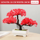 Artificial Plants Bonsai Small Tree Simulation Pot Plants Fake Flowers Table Potted Ornaments for Hotel Garden Home Decor planta.