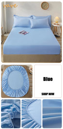 100% Cotton Fitted Sheet with Elastic Bands Non Slip Adjustable Mattress Covers for Single Double King Queen Bed,140/160/200cm.